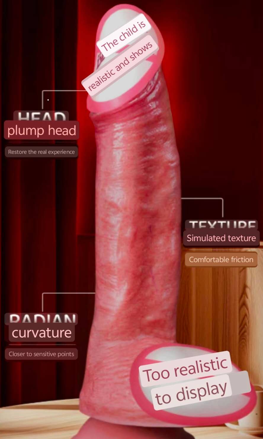 Soft Long Realistic Big Dildo