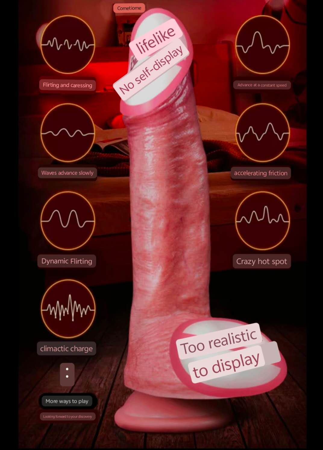 Soft Long Realistic Big Dildo